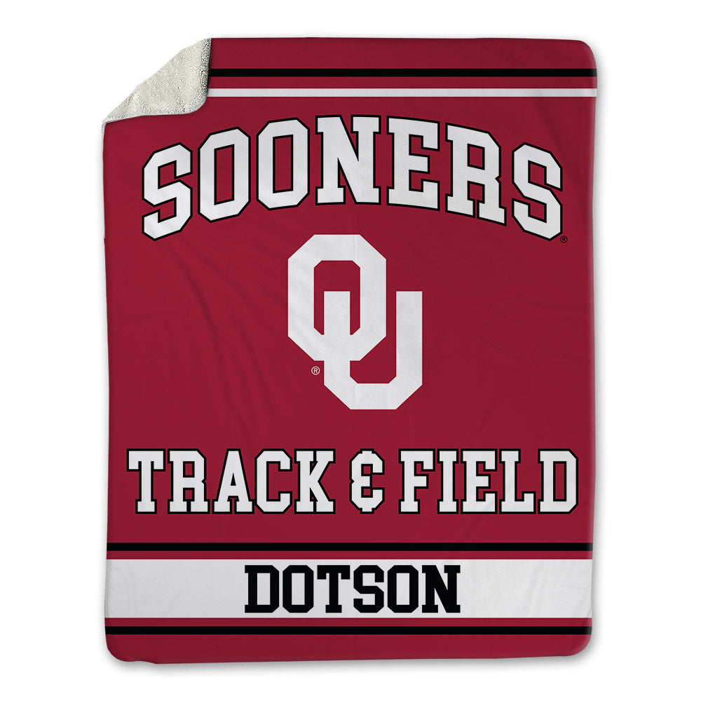 Oklahoma - NCAA Women's Track & Field : Tyley Dotson - Blanket-0