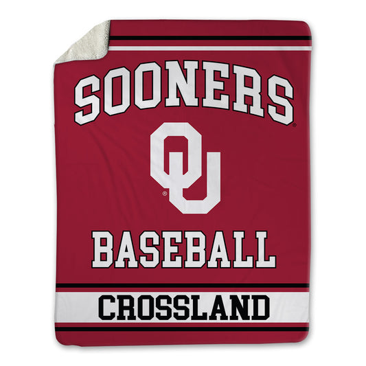 Oklahoma - NCAA Baseball : Cade Crossland - Blanket-0