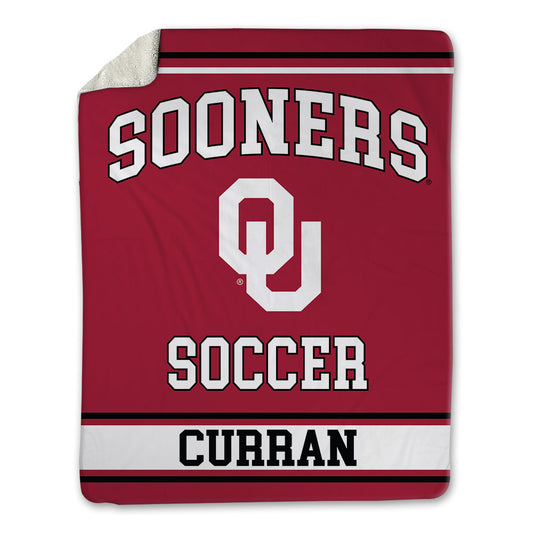 Oklahoma - NCAA Women's Soccer : Claire Curran - Blanket-0