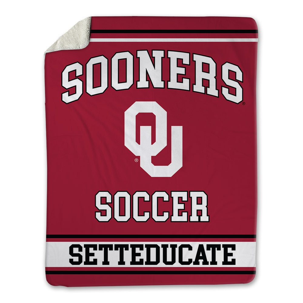 Oklahoma - NCAA Women's Soccer : Luciana Setteducate - Blanket-0
