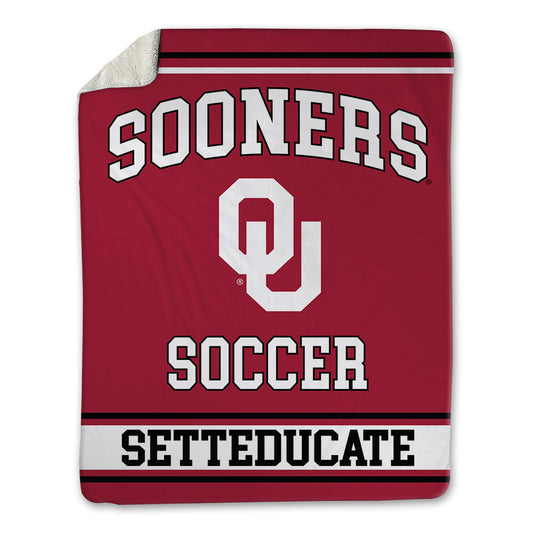Oklahoma - NCAA Women's Soccer : Luciana Setteducate - Blanket-0