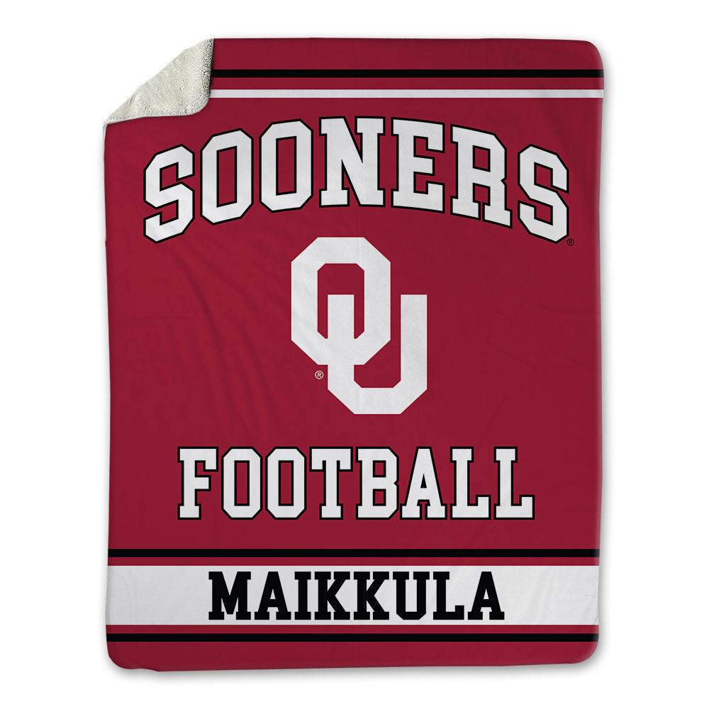 Oklahoma - NCAA Football : Jake Maikkula - Blanket-0