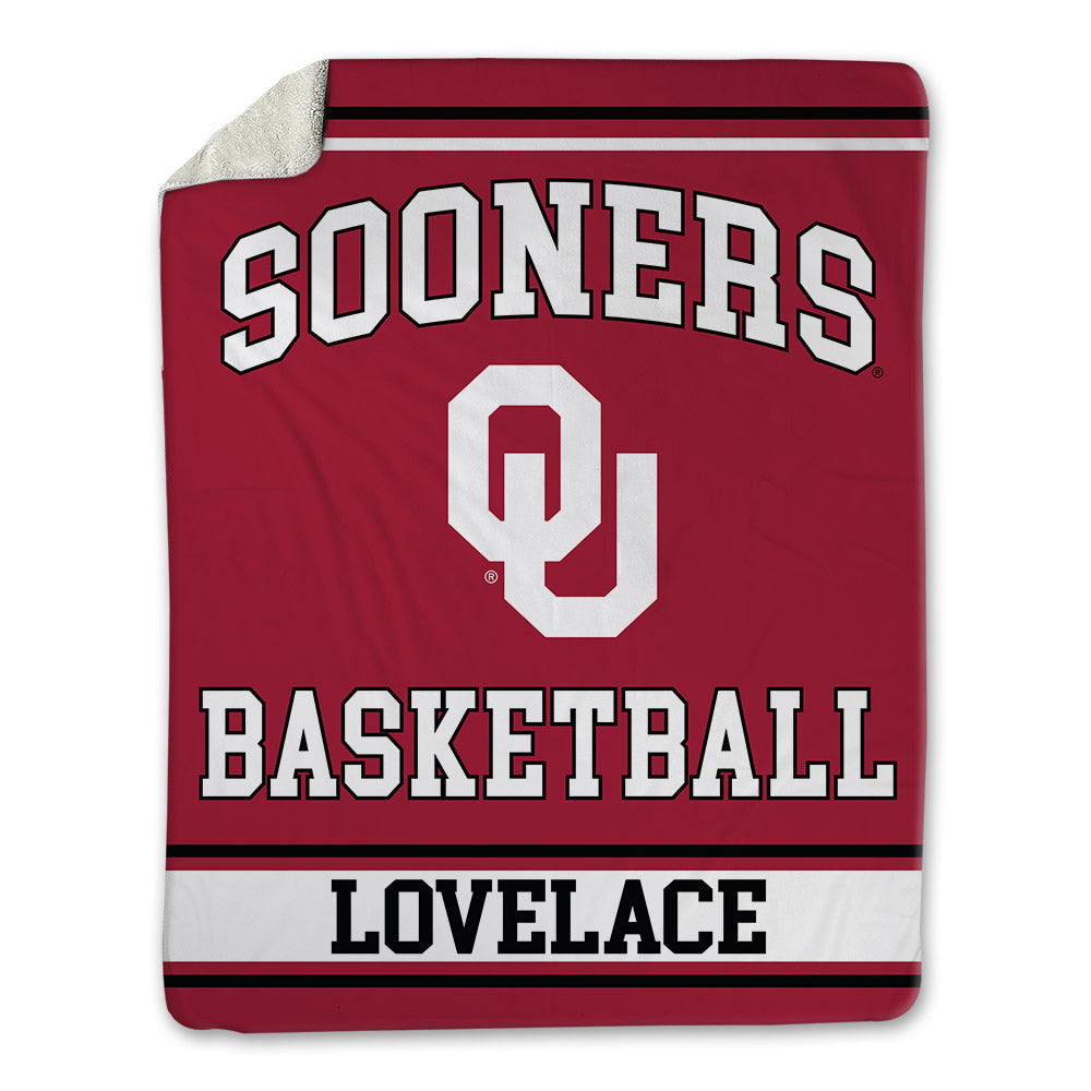 Oklahoma - NCAA Men's Basketball : Reid Lovelace - Blanket-0