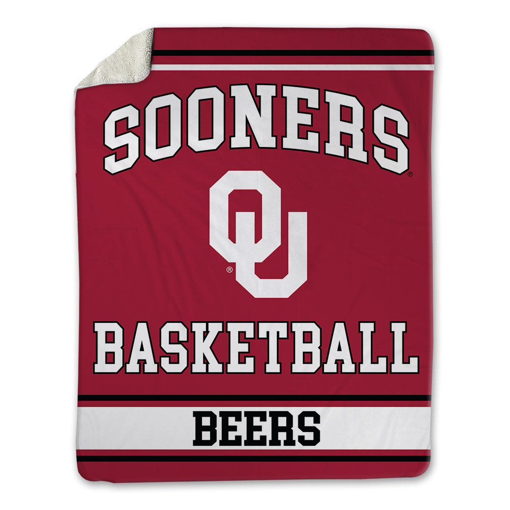 Oklahoma - NCAA Women's Basketball : Raegan Beers - Blanket-0