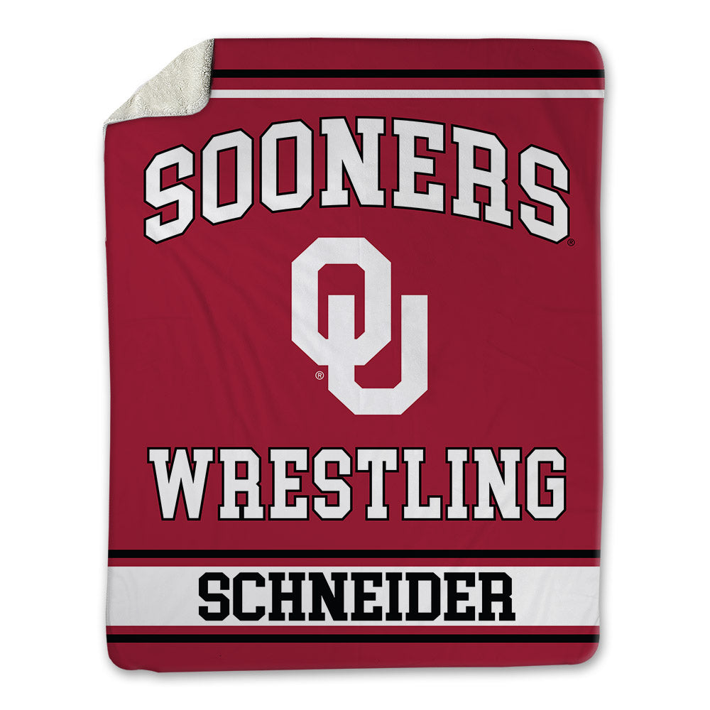 Oklahoma - NCAA Wrestling : Layton Schneider - Blanket-0