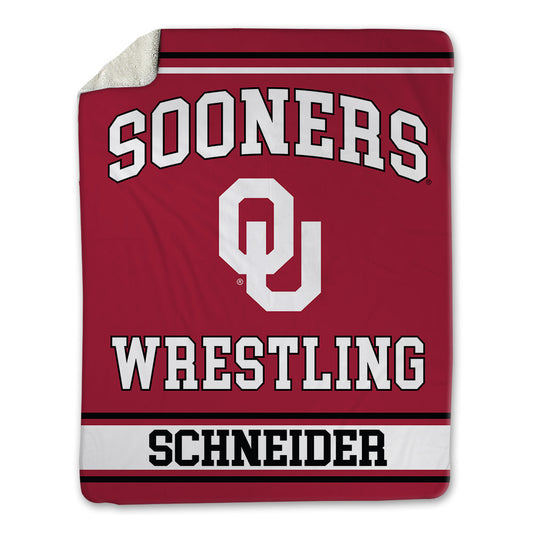 Oklahoma - NCAA Wrestling : Layton Schneider - Blanket-0
