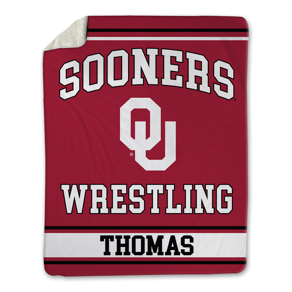 Oklahoma - NCAA Wrestling : Ricky Thomas - Blanket-0