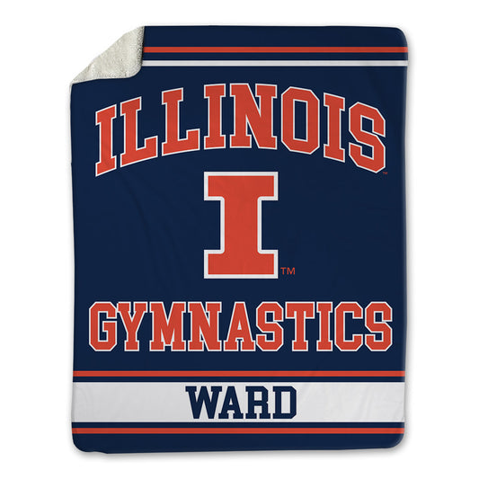 Illinois - NCAA Women's Gymnastics : Arielle Ward - Blanket-0
