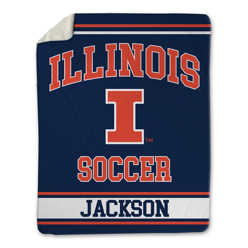 Illinois - NCAA Women's Soccer : Cayla Jackson - Blanket-0