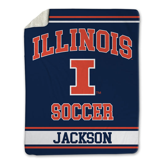 Illinois - NCAA Women's Soccer : Cayla Jackson - Blanket-0