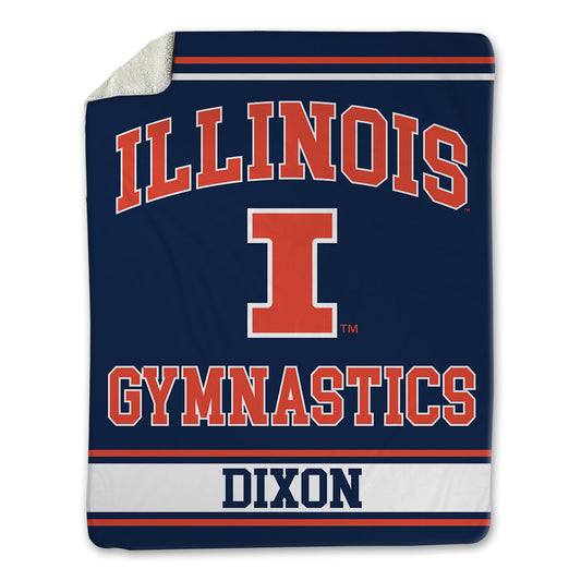 Illinois - NCAA Women's Gymnastics : Skylar Ray Dixon - Blanket-0