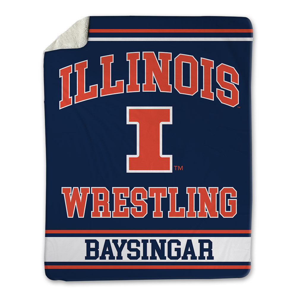 Illinois - NCAA Wrestling : Will Baysingar - Blanket-0