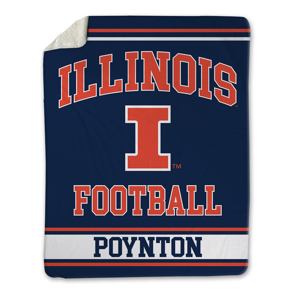 Illinois - NCAA Football : Ronan Poynton - Blanket-0