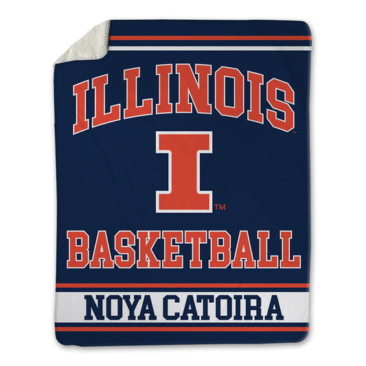 Illinois - NCAA Women's Basketball : Irene Noya Catoira - Blanket-0