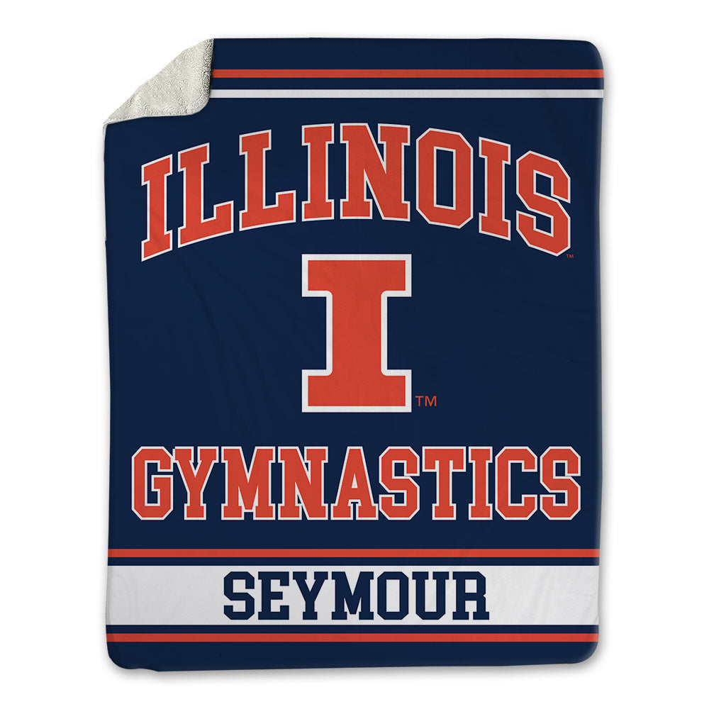 Illinois - NCAA Women's Gymnastics : Hayden Seymour - Blanket-0