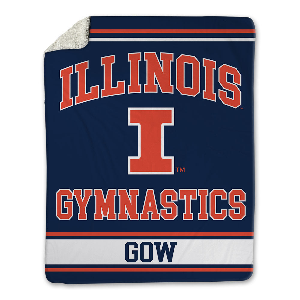 Illinois - NCAA Women's Gymnastics : Piper Gow - Blanket-0