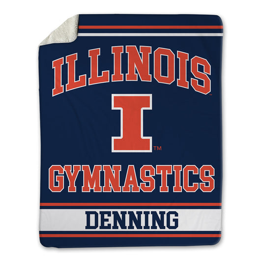 Illinois - NCAA Women's Gymnastics : Destiny Denning - Blanket-0
