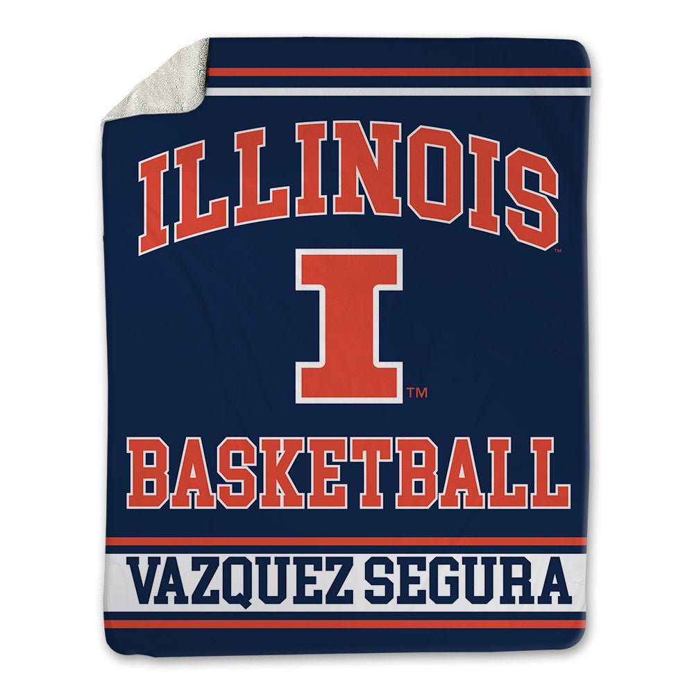 Illinois - NCAA Women's Basketball : Gisela Vazquez Segura - Blanket-0