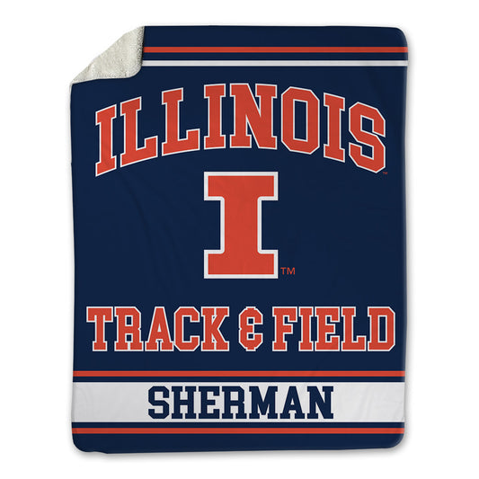 Illinois - NCAA Men's Track & Field (Outdoor) : Zac Sherman - Blanket-0