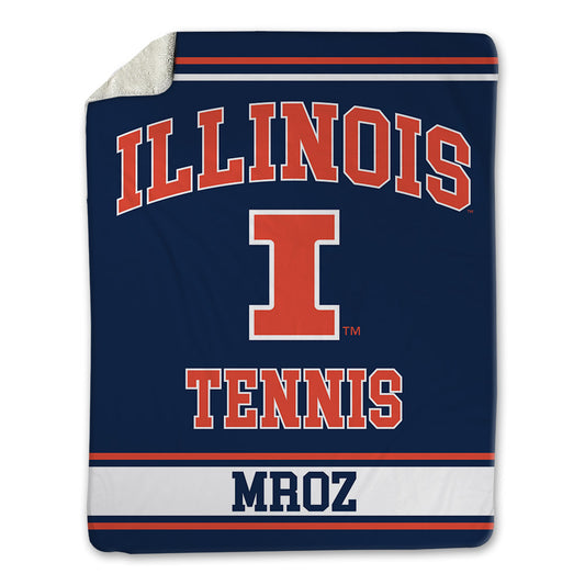 Illinois - NCAA Men's Tennis : William Mroz - Blanket-0