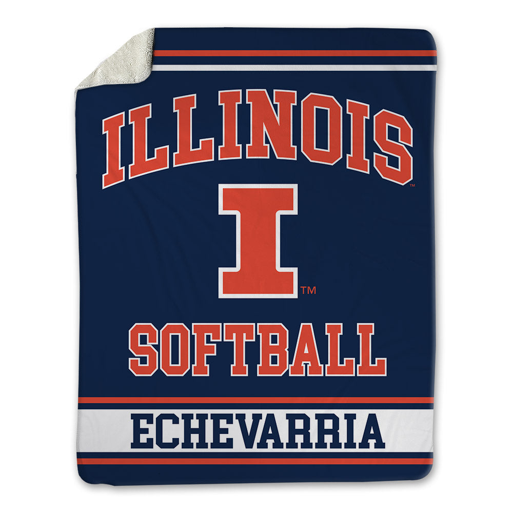 Illinois - NCAA Softball : Eden Echevarria - Blanket-0