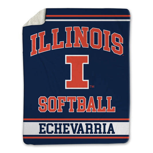 Illinois - NCAA Softball : Eden Echevarria - Blanket-0