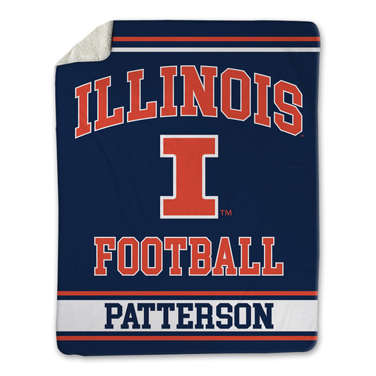 Illinois - NCAA Football : Kaleb Patterson - Blanket-0