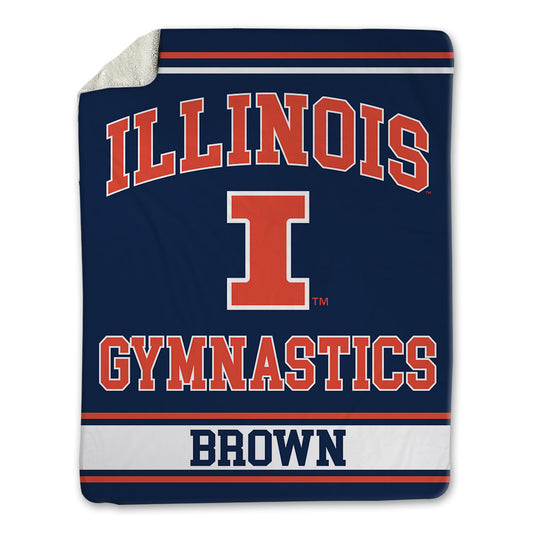 Illinois - NCAA Women's Gymnastics : Kennedy Brown - Blanket-0