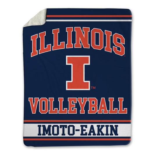 Illinois - NCAA Women's Volleyball : Maya Imoto-Eakin - Blanket-0