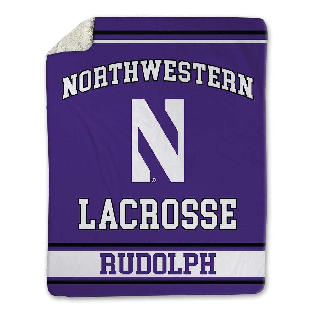 Northwestern - NCAA Women's Lacrosse : Hannah Rudolph - Blanket-0