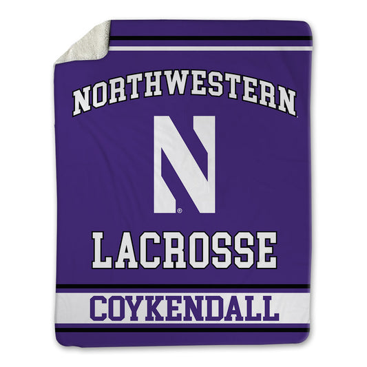 Northwestern - NCAA Women's Lacrosse : Erin Coykendall - Blanket-0