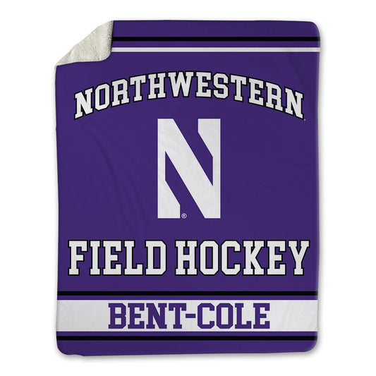 Northwestern - NCAA Women's Field Hockey : Olivia Bent-Cole - Blanket-0