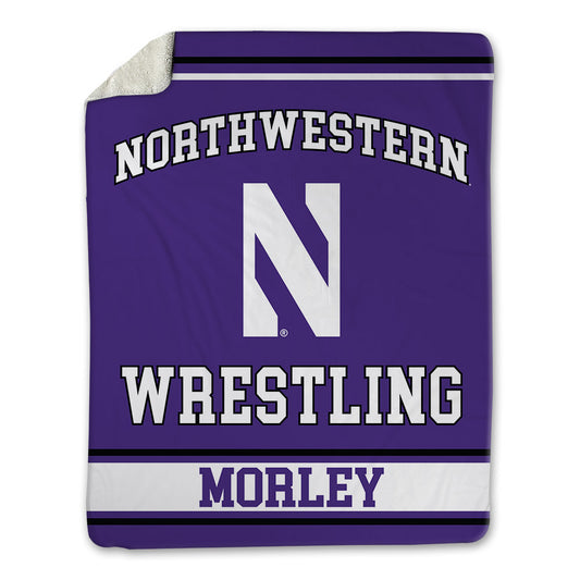 Northwestern - NCAA Wrestling : Dirk Morley - Blanket-0