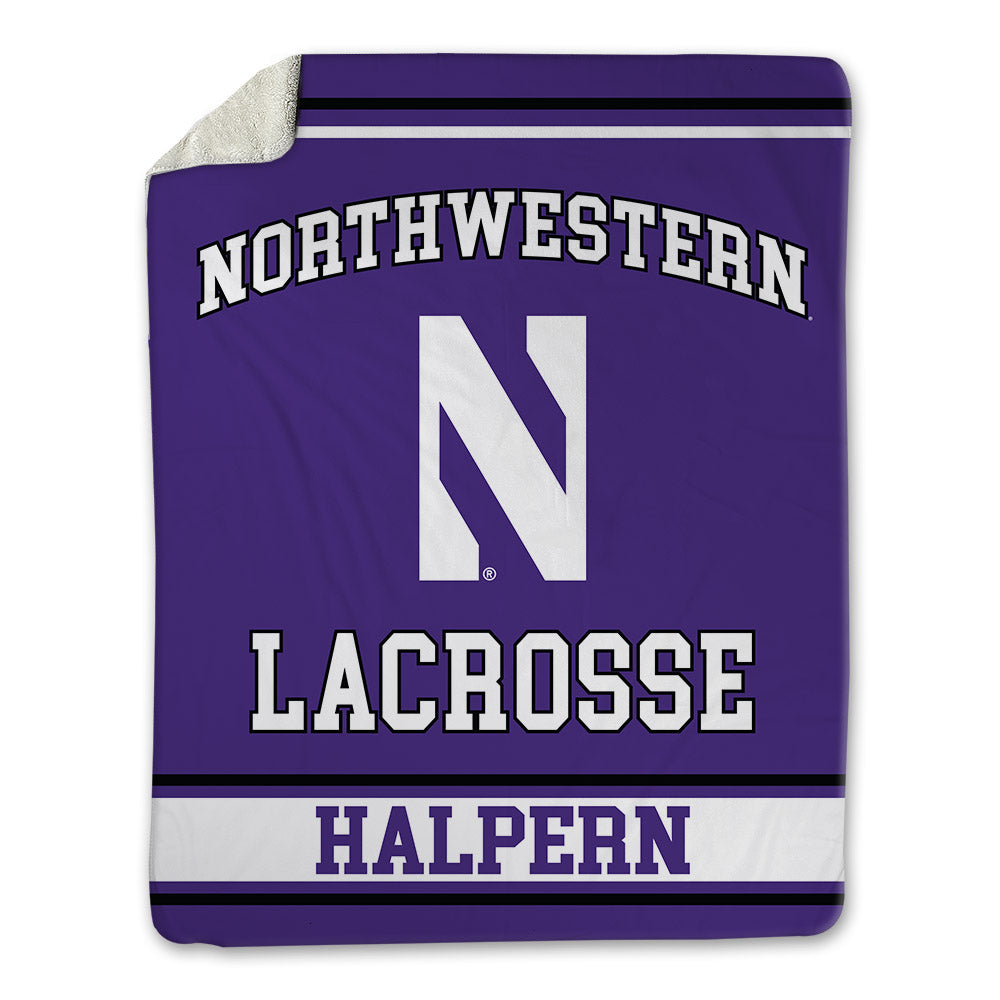 Northwestern - NCAA Women's Lacrosse : Kendall Halpern - Blanket-0