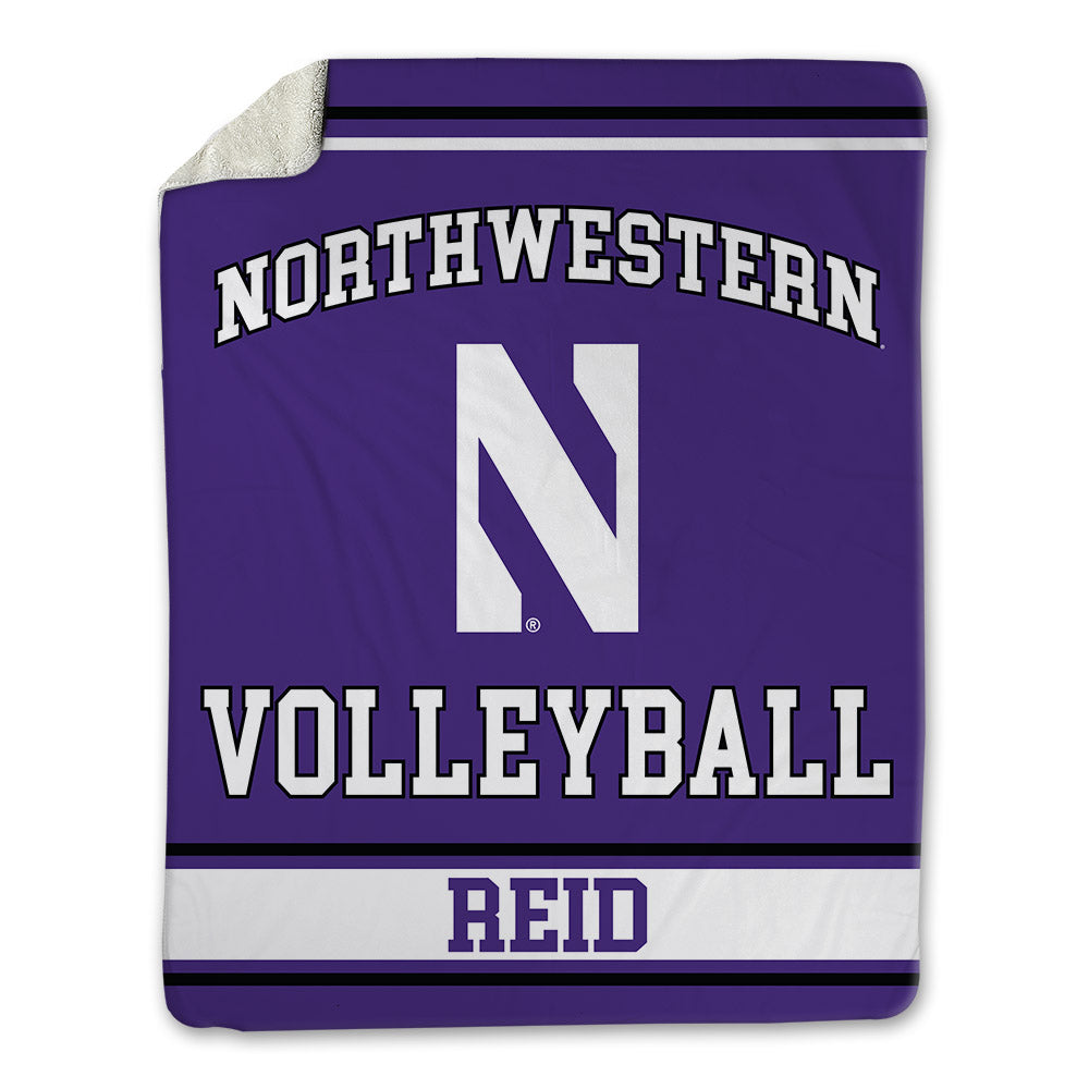 Northwestern - NCAA Women's Volleyball : Rylen Reid - Blanket-0