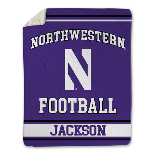Northwestern - NCAA Football : Miguel Jackson - Blanket-0