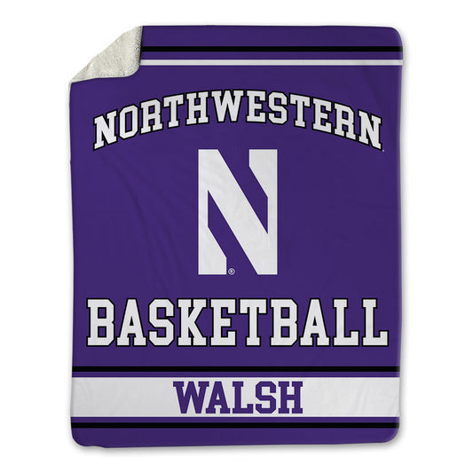 Northwestern - NCAA Women's Basketball : Caileigh Walsh - Blanket-0