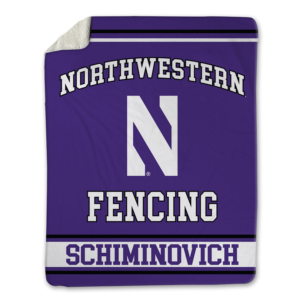 Northwestern - NCAA Women's Fencing : Sophia Schiminovich - Blanket-0