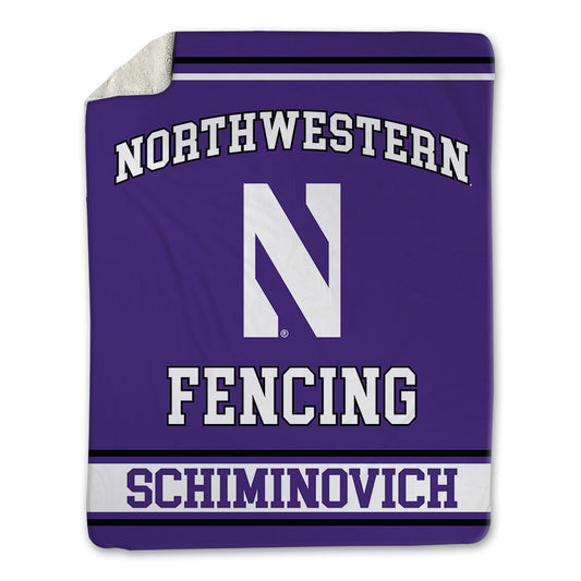 Northwestern - NCAA Women's Fencing : Sophia Schiminovich - Blanket-0