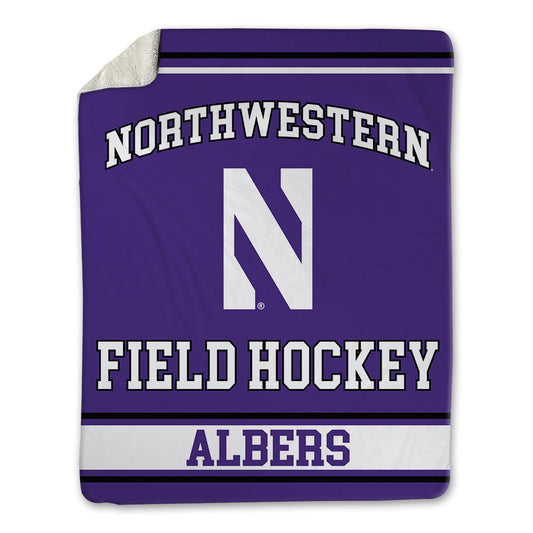 Northwestern - NCAA Women's Field Hockey : Amelia Albers - Blanket-0