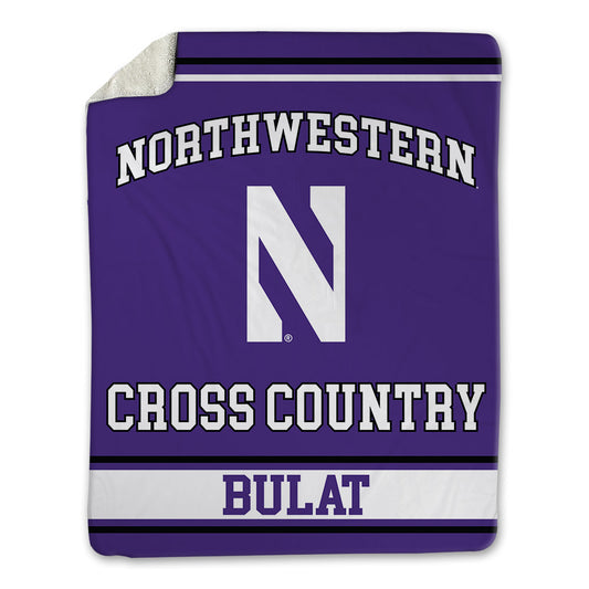 Northwestern - NCAA Women's Cross Country : Elizabeth Bulat - Blanket-0