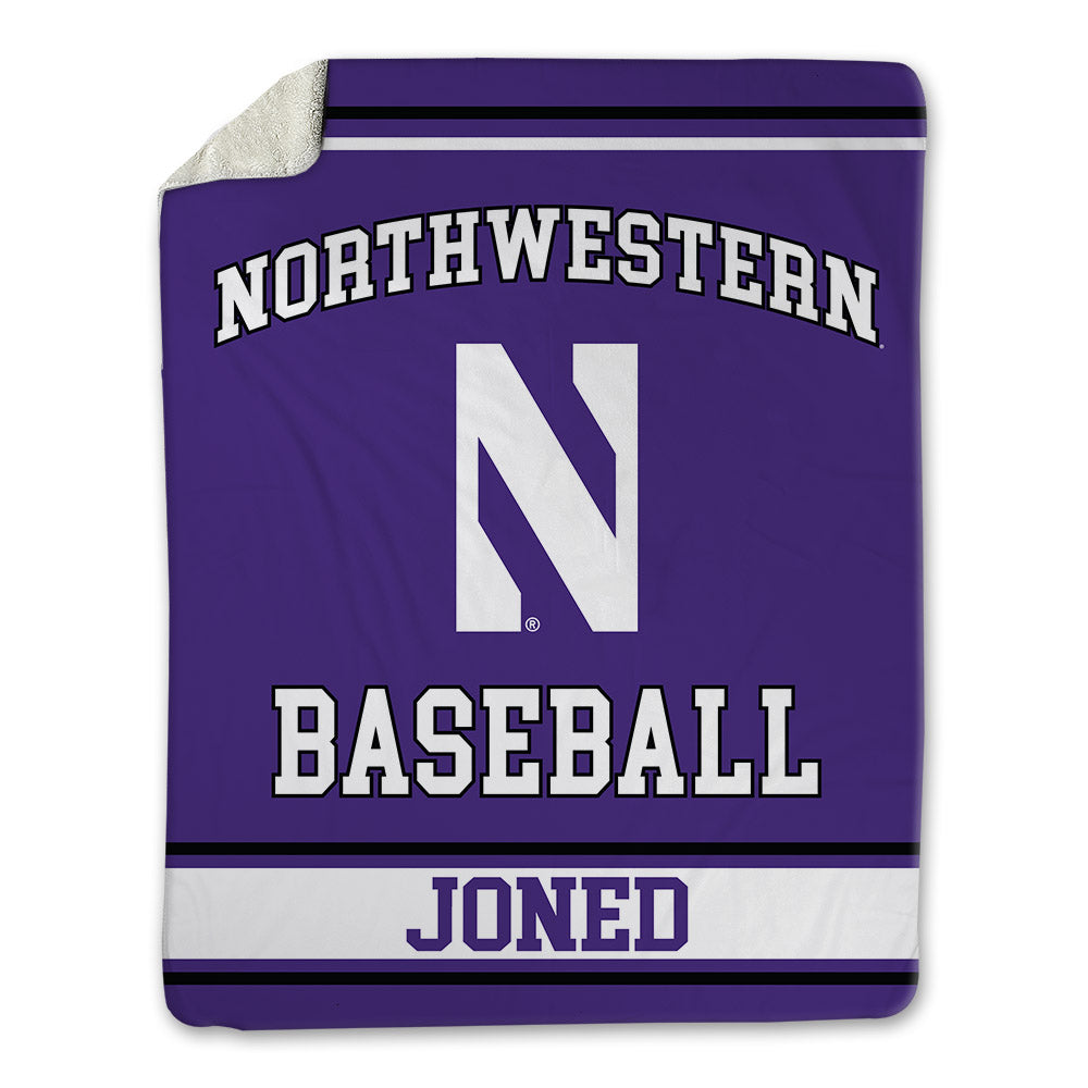 Northwestern - NCAA Baseball : Cooper Joned - Blanket-0