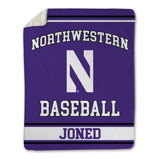 Northwestern - NCAA Baseball : Cooper Joned - Blanket-0