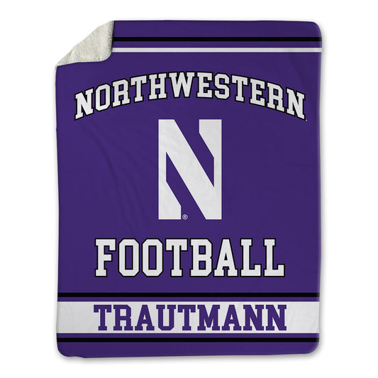 Northwestern - NCAA Football : Jack Trautmann - Blanket-0