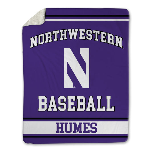 Northwestern - NCAA Baseball : Henry Humes - Blanket-0