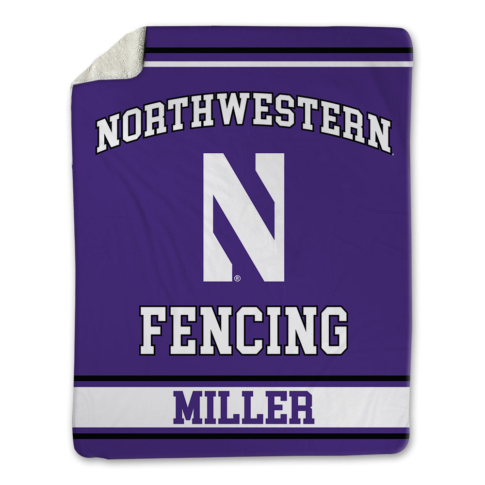 Northwestern - NCAA Women's Fencing : Sky Miller - Blanket-0
