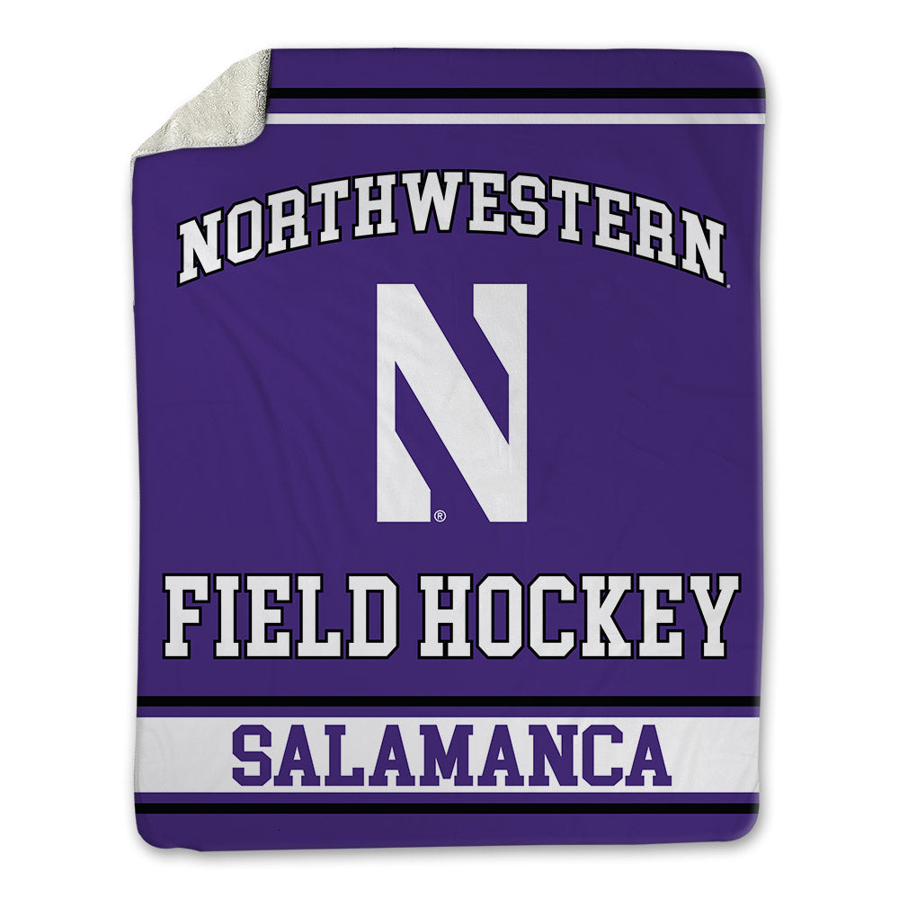 Northwestern - NCAA Women's Field Hockey : Laura Salamanca - Blanket-0