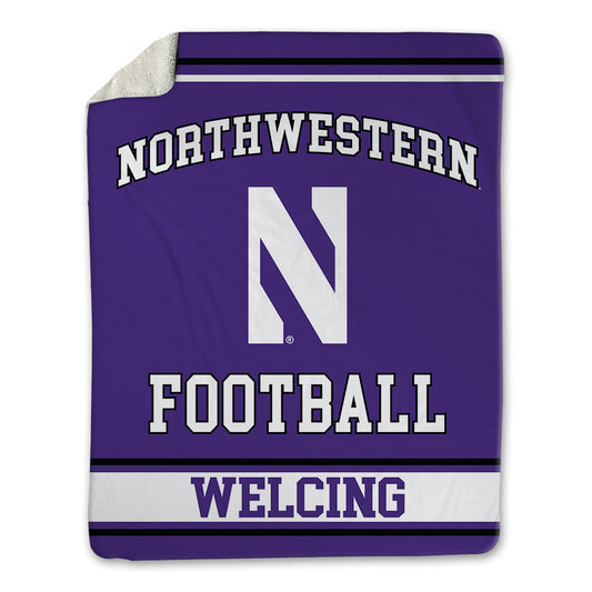 Northwestern - NCAA Football : Hunter Welcing - Blanket-0