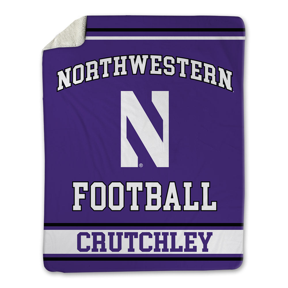 Northwestern - NCAA Football : Miles Crutchley - Blanket-0