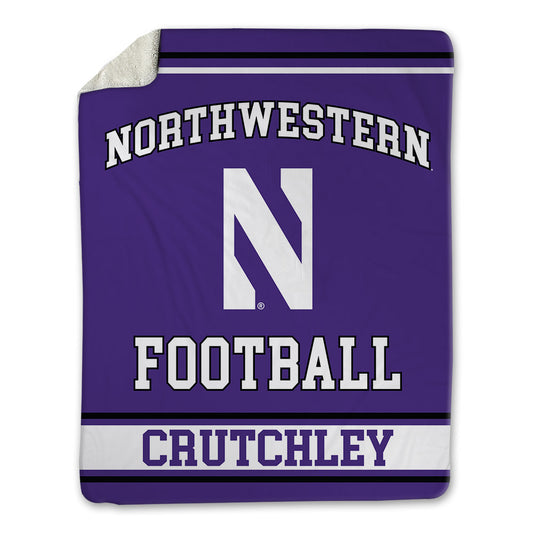 Northwestern - NCAA Football : Miles Crutchley - Blanket-0